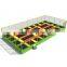 playground jump trampoline with safety net