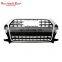 Front grill for Audi Q3 modification grille change to SQ3 style auto spare part Chrome silver black new style grill 2016-2019