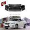 CH Double Layer Gloss Front Bumper Car Conversion Grille The Headlamps Body Kit For Lexus Ct 2013 Upgrade To 2015 F Sport