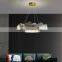 Northern European Acrylic Leaf Chandelier New Design Ceiling Gold Pendant Lamp