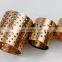Agricultural Machinery Parts Round Oil Hole Split Bronze Bearing Bushing with Seal Ring,Free Sample