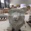 Sichuan factory natural sandstone hand curved carving OEM Various stone lion sculpture