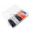 JOHNCOO 30pcs/box Plastic Artificial Soft Lures Set 77mm 2.8g Soft Jerk Bait For Bass Fishing T Tail Shad Worm