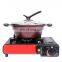 Hot selling aluminum portable camping gas stove with pan