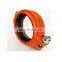 Ductile Iron Pipe Fitting DN114 Rigid Pipe Joint Groove Steel Clamp Groove Type Fire Clamp