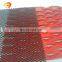 Red color decorative building cladding aluminum expanded metal