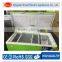 hot selling top open solid door vertical chest freezer for ice cream home appliances