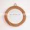 Rattan mirrors Decorative wall boho style ring shaped wicker mirror decor