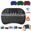 2020 Hot selling Backlight 2.4GHz i8 mini Wireless Keyboard Touch Pad i8 air fly mouse Backlit Keyboard for android tv box