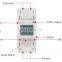 low voltage electrical 1 phase AC kWh modbus rs485 photovoltaic electric energy meter types