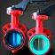HS30 manual wafer butterfly valve, stainless steel pneumatic butterfly valve
