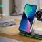 2023 hot selling Charger Station for Apple Multiple Devices, 3 in 1 Fast Wireless Charger Stand Dock Foldable for iPhone 14 13 12 11 Pro X XS 8 Plus Apple Watch Series 8 7 6 SE 5 4 3 2 & AirPods 3/2/Pro with Adapter