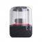 Bluetooth Speaker LED Colorful Atmosphere Light TWS Speaker Transparent Black Battery Plastic Wireless Bocinas Bluetooth Active