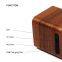wholesale BT Speaker Square Stereo Surround Sound Portable Mini Wood Wireless Wooden Speakers Bluetooth