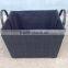 2015 beautiful pc paper basket /pc pp basket with handles /without handles