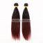 Peruvian hair weave peruvian ombre hair black and red ombre hair cheap ombre hair extension