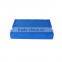Vented walls solid base plastic foldable crates