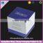 Purple color printing rigid paper box,cosmetic box packaging