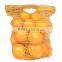 30*47 orange HDPE potatos mesh bags with handle