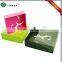 Luxury paper card merci chocolate box with clear cover