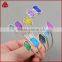 Hot sell fashion silver jewelry design double agate druzy stones cuff bangle