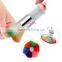 New Nail Cleaning Tool Plastic Diamond Handle Colorful Flower Nail Dust Brush