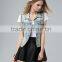 2015 Lattest Ladies Office Wear Embellished Soft Washed Denim for good quality