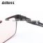 AMISS Modern Elastic Thin Stainless Steel Glasses Anti Blue Light