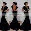 Cheap Summer Black Tank Top Tribal Print Skirt Flared Dress Online Shopping