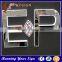 advertising mirror ss crystal backlit price illuminated signs