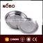 wholesale delicacy stainless steel with decorative design plate