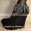 Must have!! Fan fring chains tassel blue bead boot and shoe jewelry