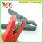 Red or Blake High quality algator clip battery clalimp with rubber Insulator