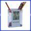 Transparent Calendar electronic brush pot clock