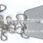 Stainless Steel Metal Military Army engraved metal tags