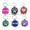 Personalized Engraved Designers Round Paw Pet ID Tag Dog Tag                        
                                                Quality Choice