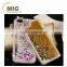 New Colorful plastic quicksand glitter star liquid mobile case For iphone 6 case Cell phone case For iphone 6S case