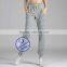 2015 Custom newest design woman grey fitted jogger pants
