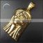 latest designs men's gold hip hop jesus face pendant