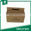 CHINA FACTORY SUPPLIER CUSTOM MADE BROWN PAPER DISPLAY BEER BOX SIX WINE BOTTLES HOLDERS