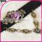 alloy bracelet Rose bud silk bracelet with ring fashion bracelet