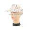 Floral Print Plastic Topless Cap Sun Visor Hat