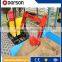 Best selling kids excavator,DORSON WRT-360 kids ride on toy excavator with music for sale
