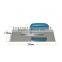 German Notched Stainless Steel Plastering Trowel with Wooden Handle