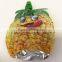 Pineapple shape cocktail drink packaging bag with spout