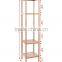 100% Natural Bamboo Bathroom Tower 5-Shelf Towel Storage Rack Shelving bathroom accessory