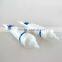 20g pointed head organic cream tube with silver crew cap