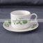 Beautiful porcelainware tea cup and saucer wholesale