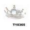 cheap small colorful rhinestone metal princess crown for kids