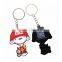 2016 hot sale custom made soft pvc keychain 3d for promotion